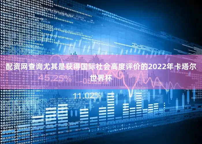 配资网查询尤其是获得国际社会高度评价的2022年卡塔尔世界杯