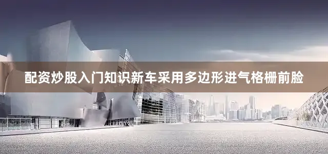 配资炒股入门知识新车采用多边形进气格栅前脸